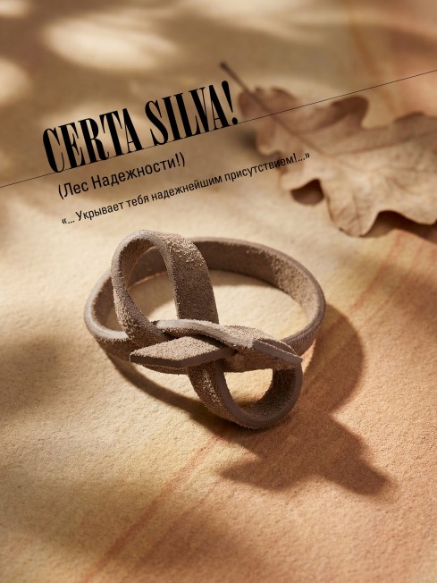 Ремешок на сумку-БРАСЛЕТ-держатель Брелока Унисекс Pi-CERTA SILVA!